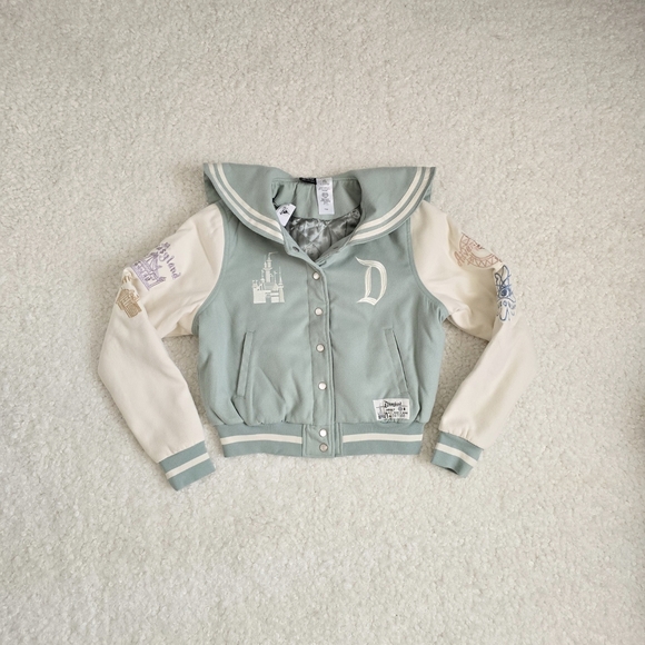 NEW Disneyland Marquee Varsity Jacket Her Universe 2025 Disney Embroidered Coat - Picture 7 of 13